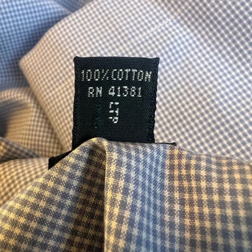 Polo Ralph Lauren Classic Fit Blue Gingham Pink Pony Short‎ Sleeve Shirt Men L